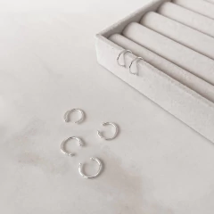 Piercing Fake Liso Prata 925 - comprar online