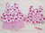 Conjunto De Bebê Menina Kit 2 Peças Rosa E Azul P M E G - loja online