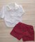 Conjunto Bebê Menino 1 A 4 Meses Mauricinho De Camisa Social