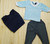 Kit Com 2 Conjunto De Bebê Menino 1 A 4 Meses Roupas De Bebe na internet