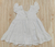 Vestido Branco De Bebê 9 A 12 Meses Modelo Clean Elegante - loja online