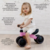 Bicicleta de equilíbrio buba bebe infantil 4 rodas sem pedal - comprar online