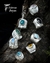 Anillos diseño Galia de piedras con guarda de hojas - comprar online