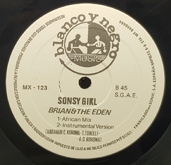 Vinilo Maxi Brian & The Eden - Sonsy Girl 1985 España - tienda online
