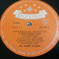 Vinilo Trio Albert Raisner Armonicas Magicas Lp Argentina en internet
