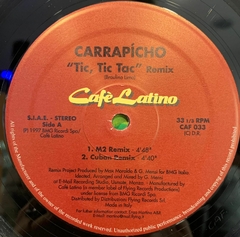 Vinilo Maxi Carrapicho Tic, Tic Tac Remix 97 Italiano 1997 - BAYIYO RECORDS
