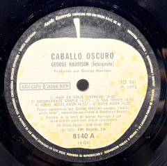 Imagen de Vinilo Lp George Harrison - Dark Horse 1975 Insert Argentina