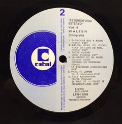 Imagen de Vinilo Walter Y Su Organo Vol. 4 Lp Argentina 1977