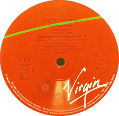 Vinilo Maxi Cretu & Thiers When Love Is The Missing Word1987 - BAYIYO RECORDS