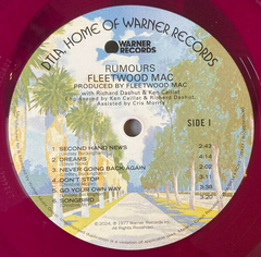 Imagen de Vinilo Fleetwood Mac - Rumours Lp Color Uva Nuevo Importado