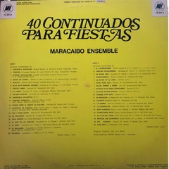 Vinilo Lp Maracaibo Ensemble 40 Continuados Para Fiestas - comprar online