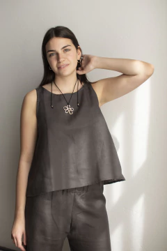 Top Estrella 100% LINO: A pedido - comprar online