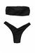 Conjunto Top Faixa Preto Glow - Calcinha Asa Delta - comprar online