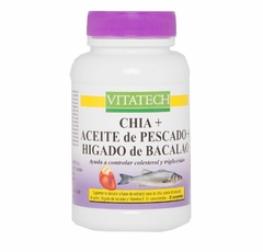 Chia + Aceite de Pescado + Higado de Bacalao x 30 comp. Vitatech