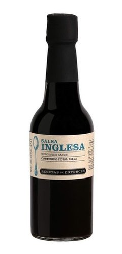 Salsa inglesa recetas de entonces x 180gr