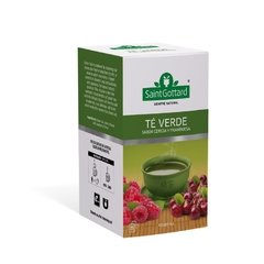 Te Verde sabor cereza y Frambuesa Saint Gottard