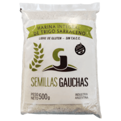 Harina Integral de Trigo Sarraceno Semillas Gauchas variedad