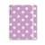 Caderno Colegial Dots Lilás - comprar online