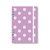 Caderno Médio Dots Lilás - comprar online