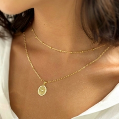 Choker Minimalista Mini Bolinhas Banhado a Ouro 18k e hipoalergênico