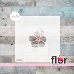 Stencil Flor Hawái HW08