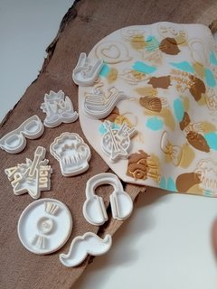 SET mini stamp Rock x 10 unidades