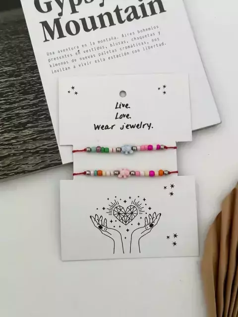 PULSERA OSITOS MULTICOLOR