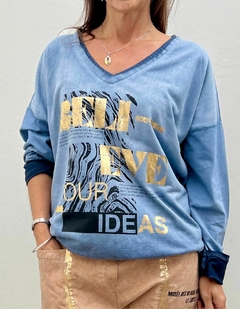 Remera italiana Belive - tienda online