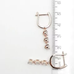 Aros con Dijes Colgantes Puntos de Luz - Joyas GyG 