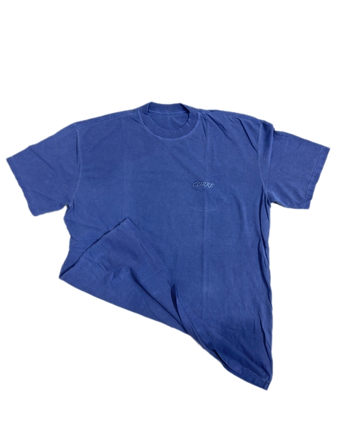 Camiseta Oversized Estonada Azul - comprar online