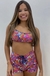 Short Levanta bumbum com lacinho - Tie Dye solar - comprar online