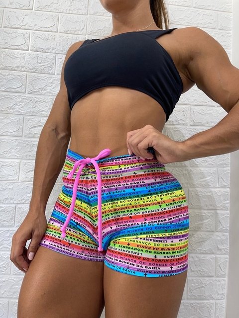 Short Levanta bumbum com lacinho - Fitinha do Bonfim