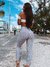 Calça Levanta bumbum com lacinho - Ondas retrô - comprar online