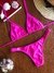 Biquini Flora - Rosa Pink brilho - comprar online