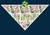 Bandanas luxo com o tema do Bobbie Goods para pet shop
