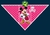 Bandanas luxo com o tema do Mickey e Minnie para pet shop