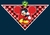 Bandanas luxo com o tema do Mickey e Minnie para pet shop