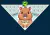 Bandana viés superior com o tema Capivara para pet shop