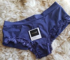 Calcinha azul conforto