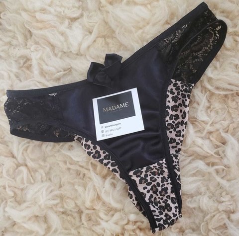 Calcinha animal print