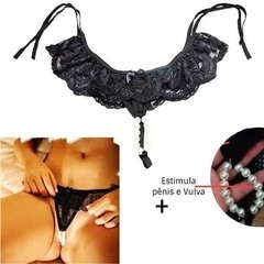 CALCINHA TAILANDESA MASSAGEADORA - PRETA - comprar online