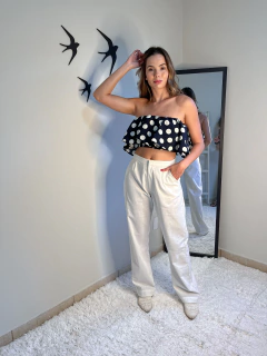 Calça águia off white - LA BRIZ
