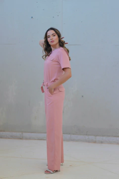 calça de linho maya off white - comprar online