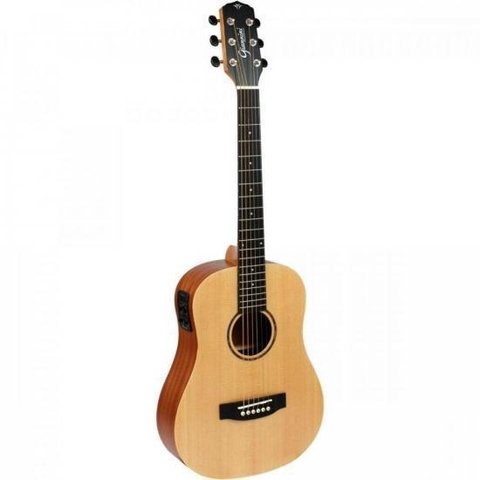 Violao Aco Travel Gtg-36S Eq Natural Satin Giannin