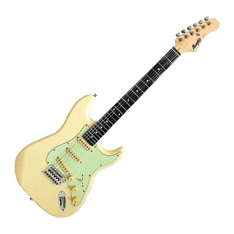 Guitarra Elétrica Memphis Mg-30 Ows Olympic White Satin