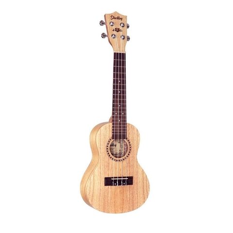 Ukulele Shelby Su23D Stnt Concert Acústico Cedro Branco