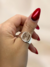 Anillo sello doble inicial con oro oval XL - Asia Joyas
