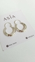 Aros argolla criollos plata inflada - Asia Joyas