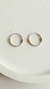 Argollitas plata y oro 13mm