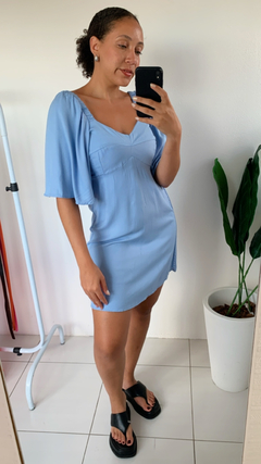 vestido manga morcego - comprar online